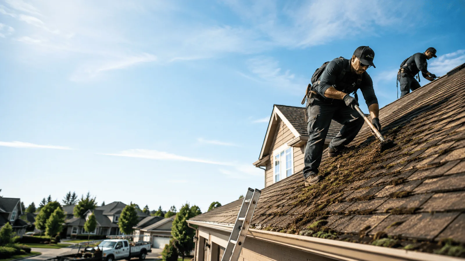 Roof Moss Removal in Somers, CT near me